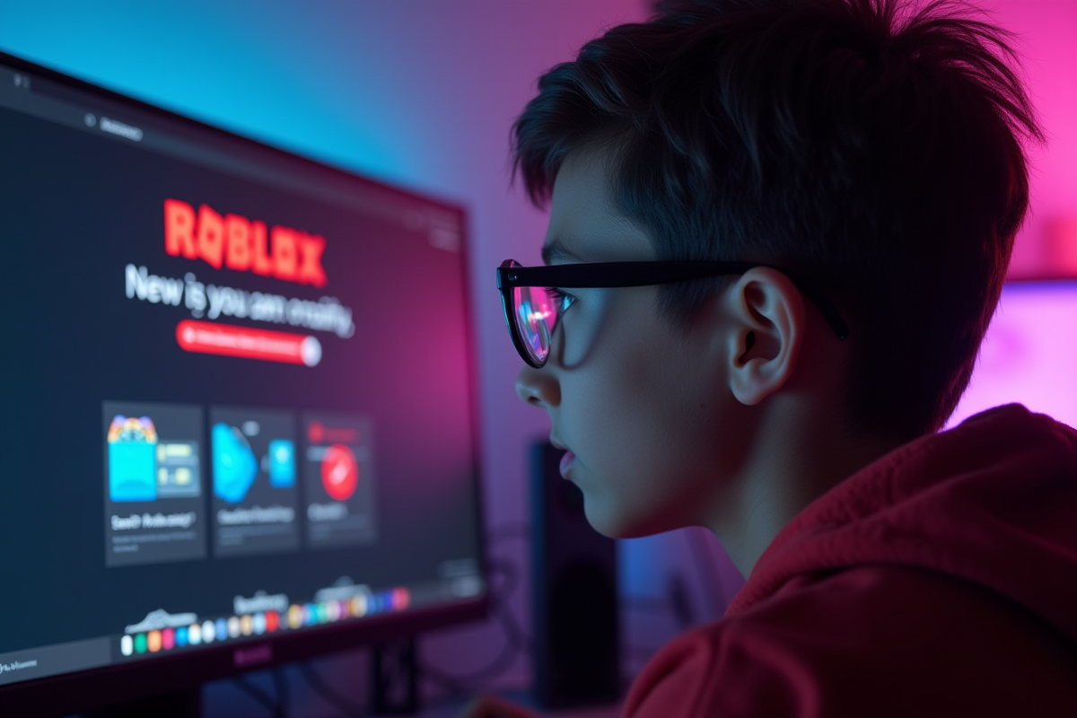 Reflet de l erreur 429 Roblox dans les lunettes d un joueur